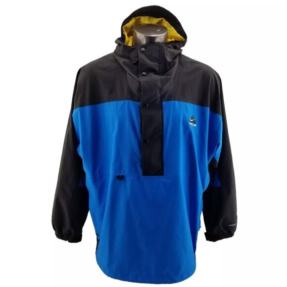 Nike ACG All Condition Gear Storm Fit Blue Color Block Jacket Men's Y2K XL